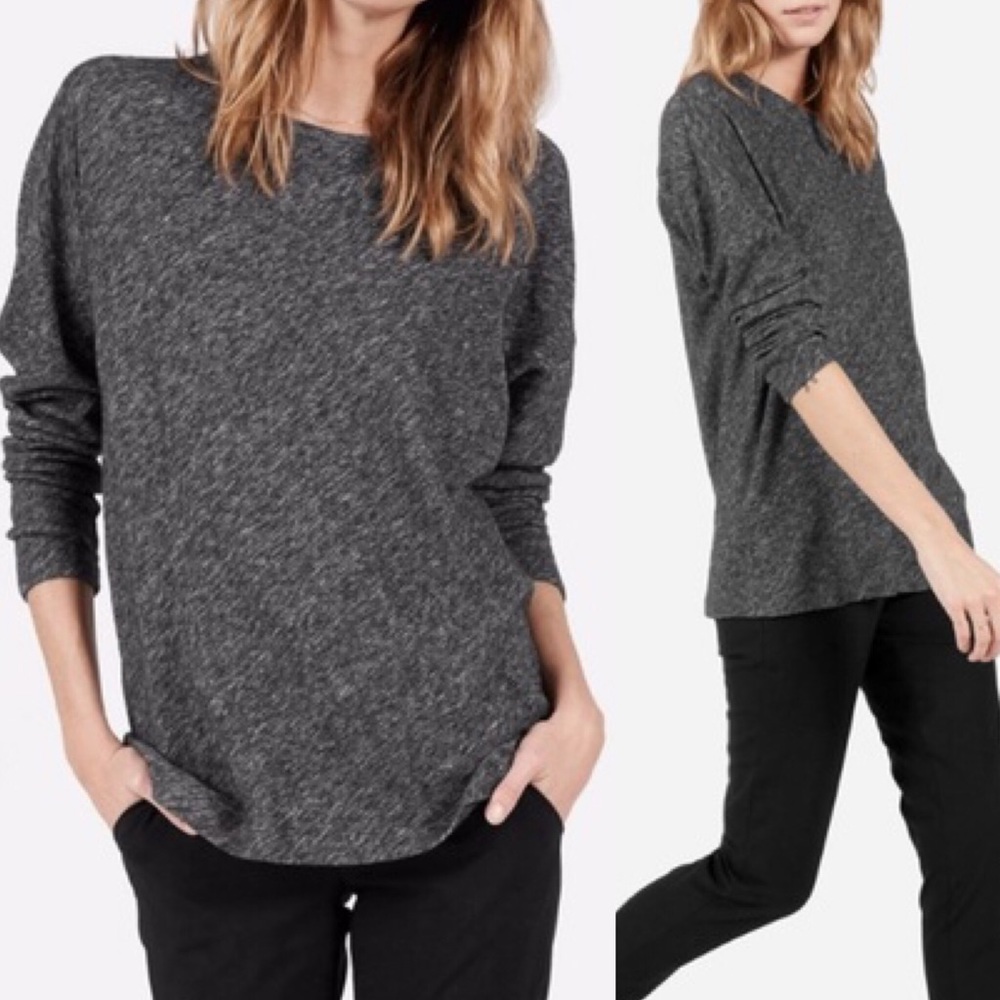Everlane The Sweater Gray Long sleeve Wool blend